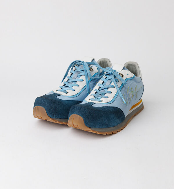 alfredoBANNISTER「【26S/S】ヴィンテージ コンビネーション スニーカー」|スニーカー|ブルー