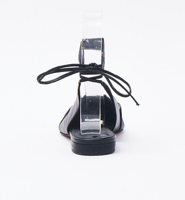 Rouge vif「quartierglam ギャザーレースアップシューズ」|パンプス|