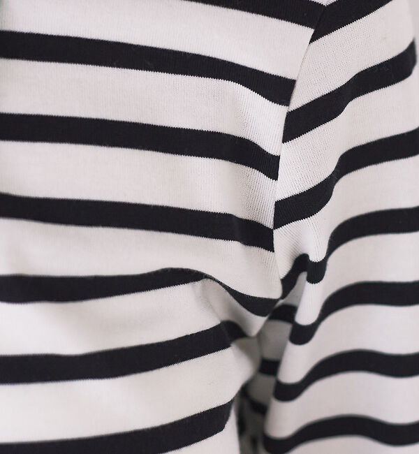 Rouge vif「バックVネック天竺ボーダープルオーバー」|Tシャツ・カットソー|