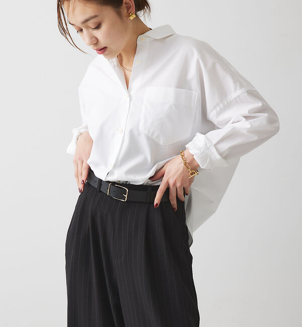 Rouge vif「ストレッチツイル  ワイドパンツ」|その他|