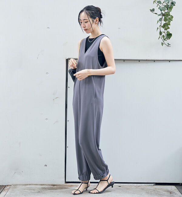 Rouge vif「【一部店舗限定】前後２WAYジョーゼットオールインワン」|オールインワン|