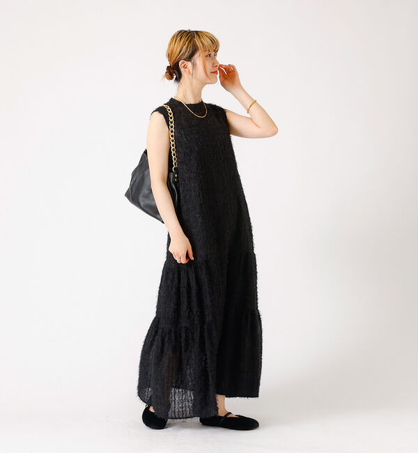 Rouge vif「フェザーノースリーブワンピース」|ワンピース|