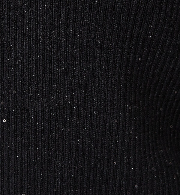 Rouge vif「2WAYスパンコールラメリブニット」|ニット・セーター|