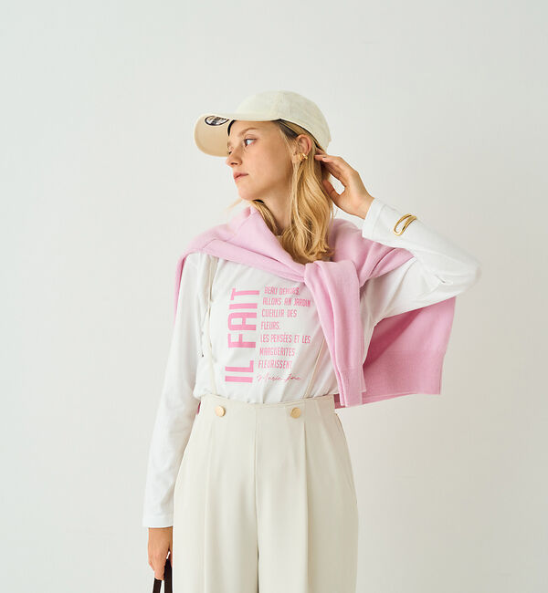 Rouge vif「リラックスロゴロンT（IL FAIT）」|Tシャツ・カットソー|