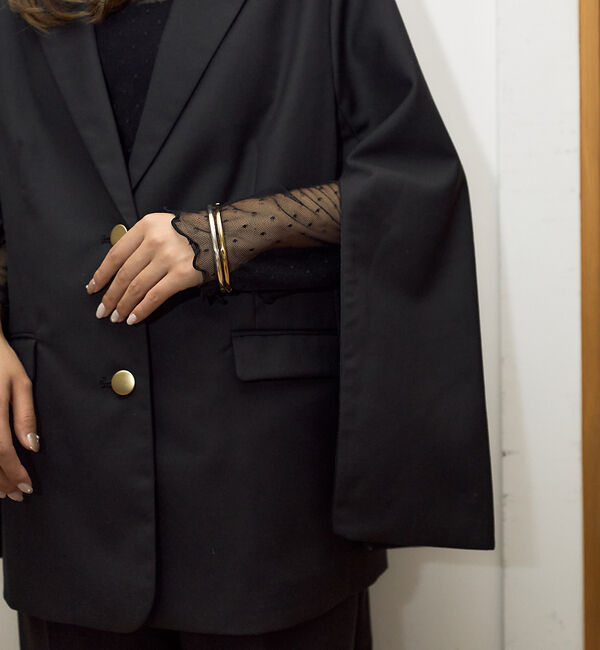 Rouge vif「【一部店舗限定】【2点セット】スリットジャケット＆ウエストクロスパンツSET」|テーラードジャケット|