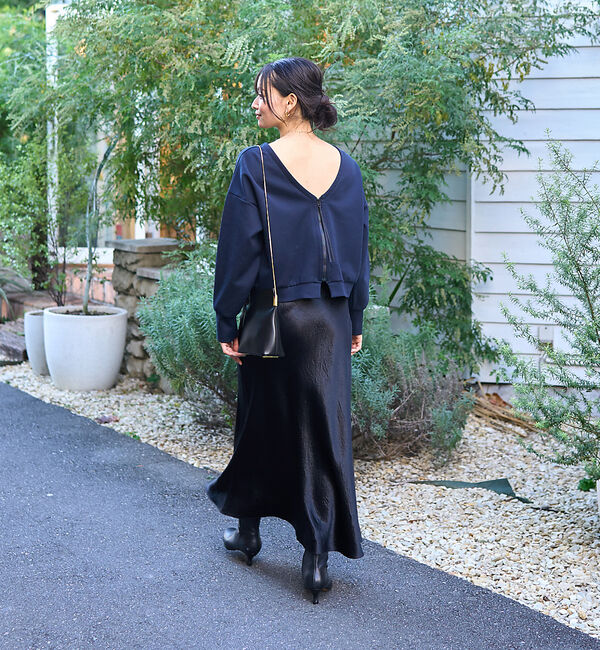 Rouge vif「ダンボール前後2WAYプルオーバー」|スウェット・ジャージ|