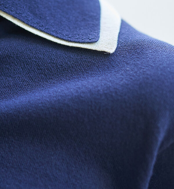 Rouge vif「カラースキームポロニットプルオーバー」|ニット・セーター|