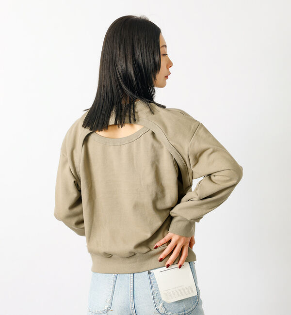 Rouge vif「【EVER AFTER】バックデザインスウェット / トレーナー / 長袖【WE」|スウェット・ジャージ|