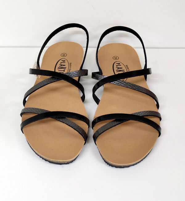 Rouge vif「【PLAKTON/プラクトン】クロスストラップサンダル【WEB限定】【予約】」|サンダル|