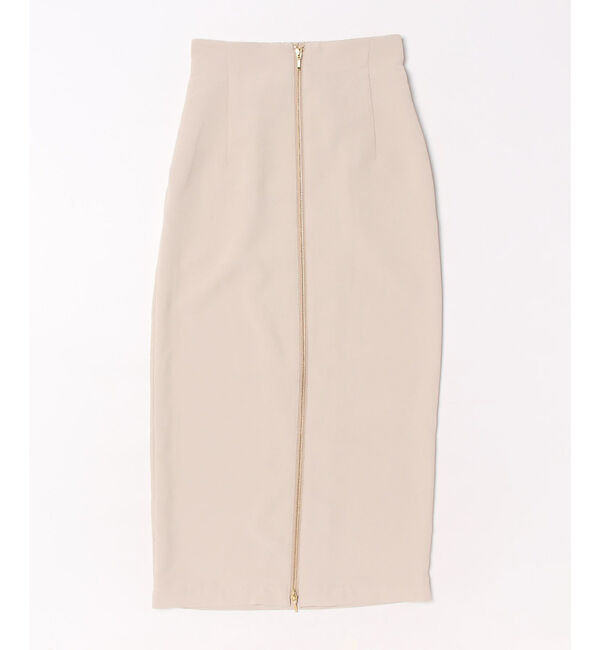 Rouge vif「【一部店舗限定】フロントZIPストレッチハイウエストスカート」|スカート|