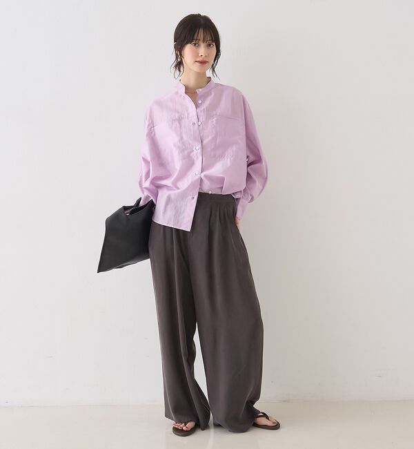 Rouge vif「【セットアップ対応】キュプラフィブリル ワイドパンツ」|その他|