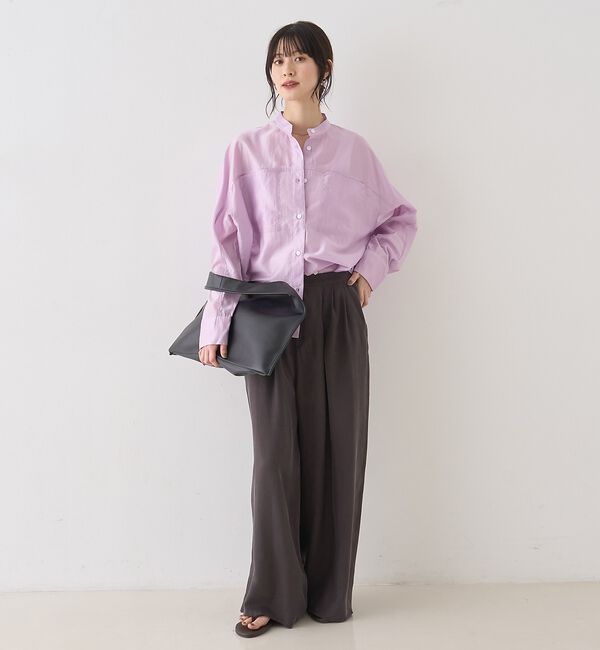 Rouge vif「【セットアップ対応】キュプラフィブリル ワイドパンツ」|その他|