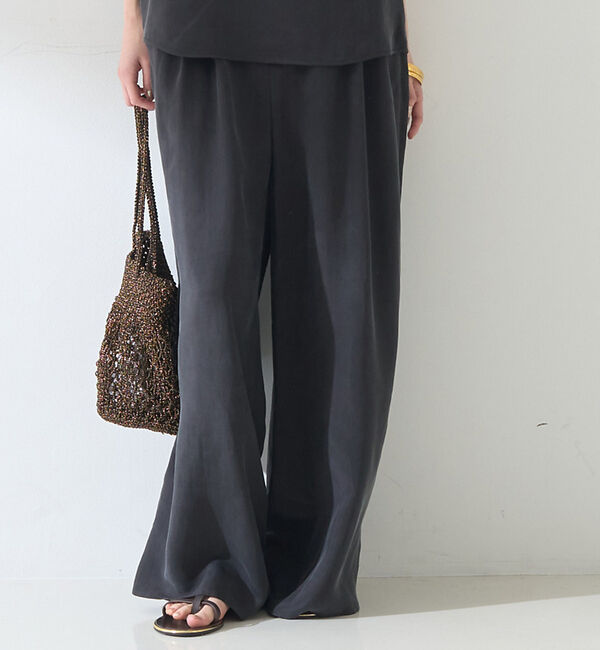 Rouge vif「【セットアップ対応】キュプラフィブリル ワイドパンツ」|その他|