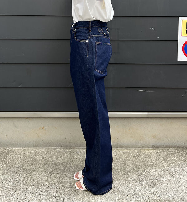 Rouge vif「【NEEDBY heritage/ニードバイヘリテージ】KOH ワイドストレート」|デニム|