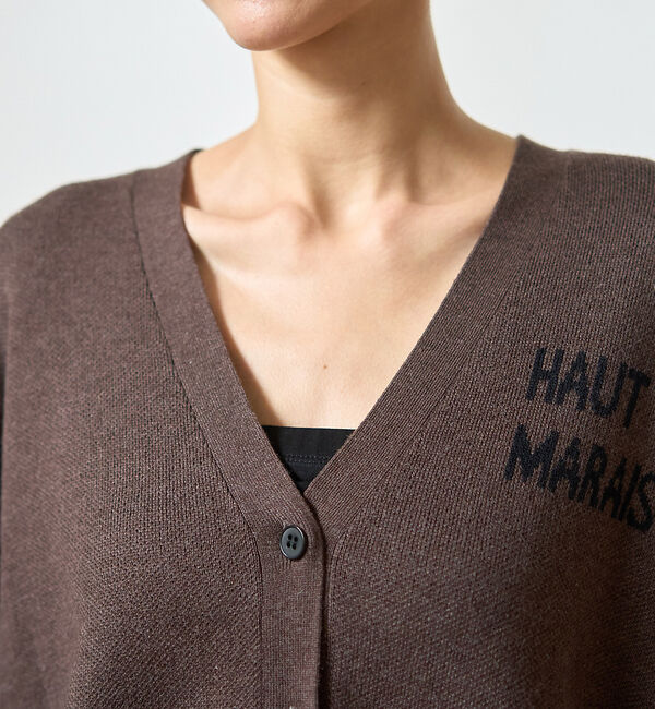 Rouge vif「ロゴニットカーディガン」|カーディガン|