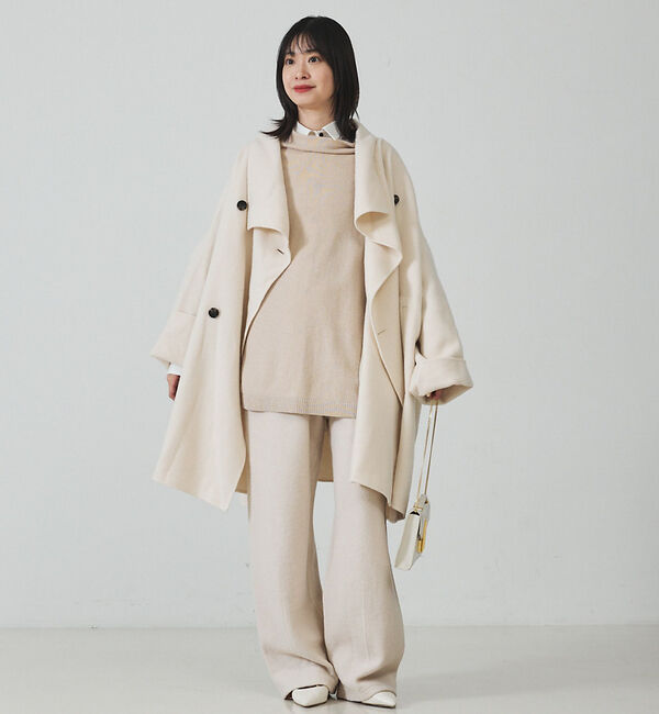 Rouge vif「【2サイズ展開】ウール混変形リバーコート」|その他|