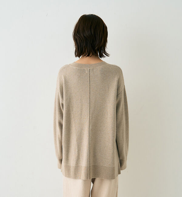 Rouge vif「ウール混ジャガードロゴニットプルオーバー」|ニット・セーター|