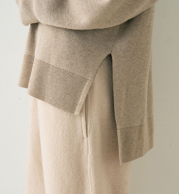 Rouge vif「ウール混ジャガードロゴニットプルオーバー」|ニット・セーター|