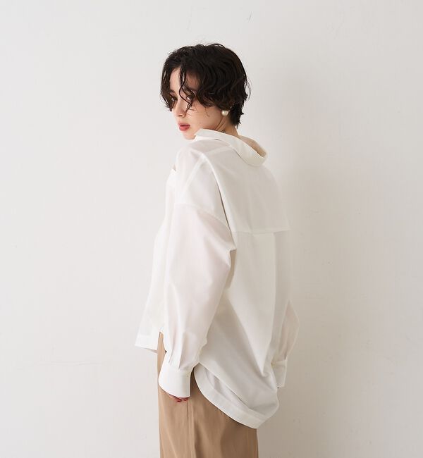 Rouge vif「バックラウンドデザインシャツ」|シャツ・ブラウス|