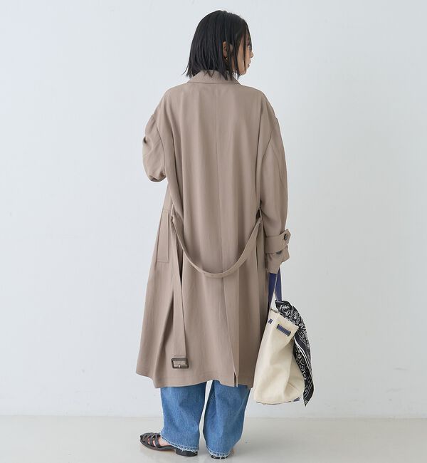 Rouge vif「【2サイズ展開】ステンカラーロングコート」|ステンカラーコート|