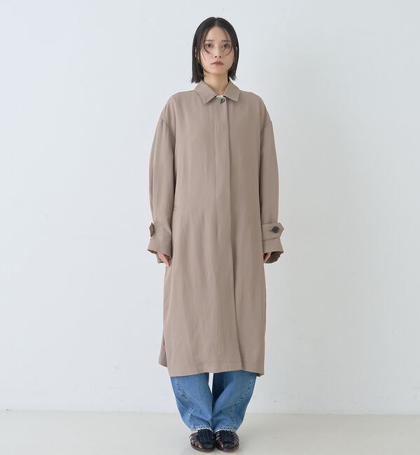 Rouge vif「【2サイズ展開】ステンカラーロングコート」|ステンカラーコート|