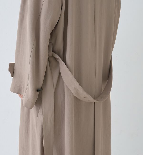 Rouge vif「【2サイズ展開】ステンカラーロングコート」|ステンカラーコート|