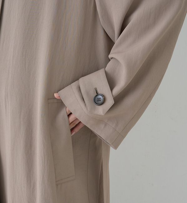 Rouge vif「【2サイズ展開】ステンカラーロングコート」|ステンカラーコート|