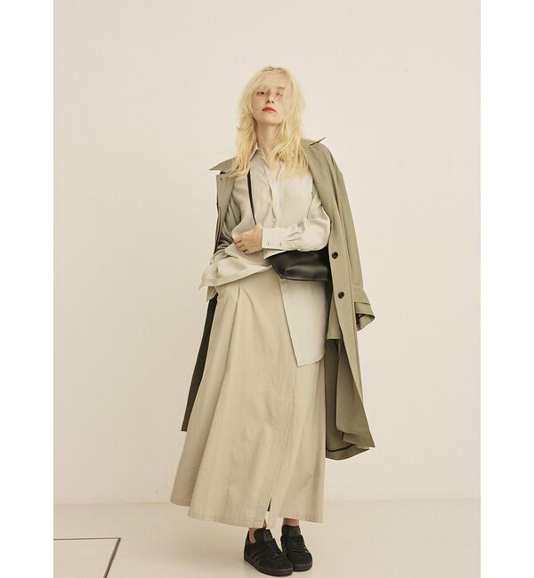 Rouge vif「【2サイズ展開】ステンカラーロングコート」|ステンカラーコート|