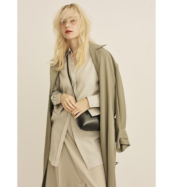 Rouge vif「【2サイズ展開】ステンカラーロングコート」|ステンカラーコート|