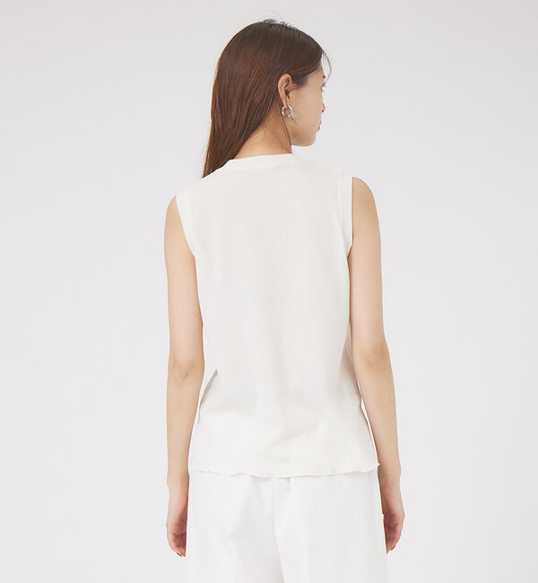 qualite「ツィストテレコノースリーブ」|Tシャツ・カットソー|