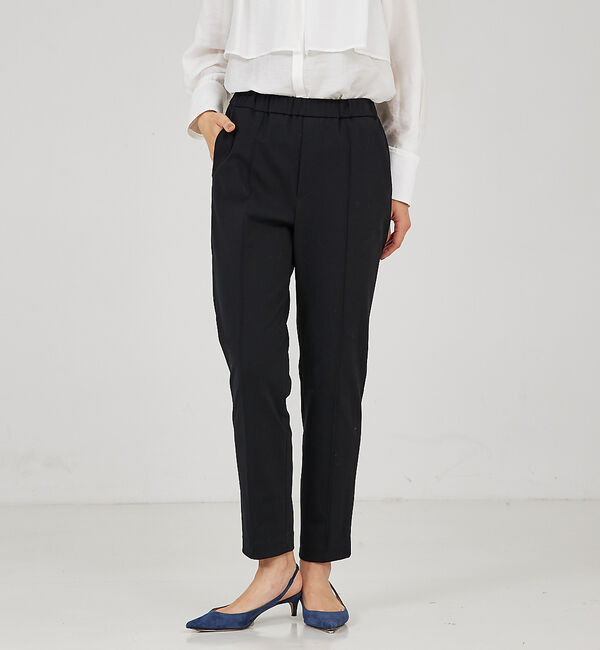 qualite「【セットアップ対応】トリコットストレッチパンツ」|その他|ブラック