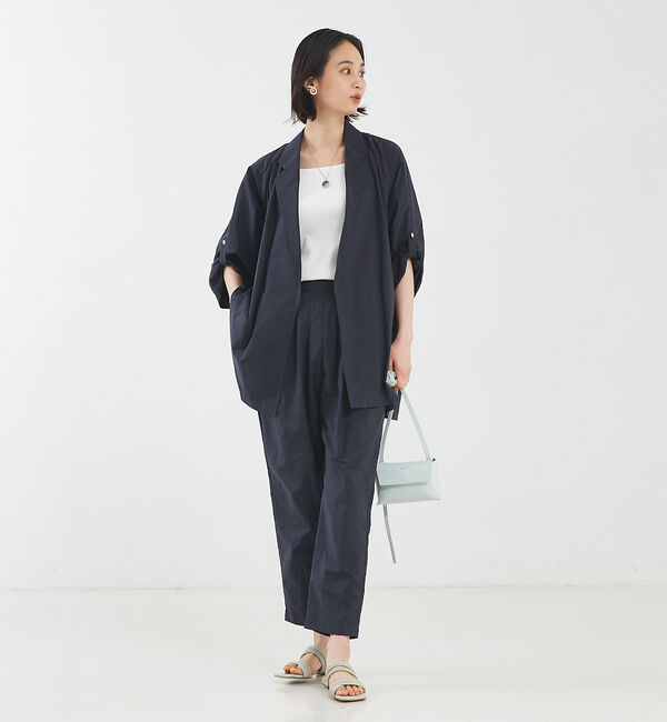 qualite「【セットアップ対応】撥水マイクロタフタタックパンツ」|その他|