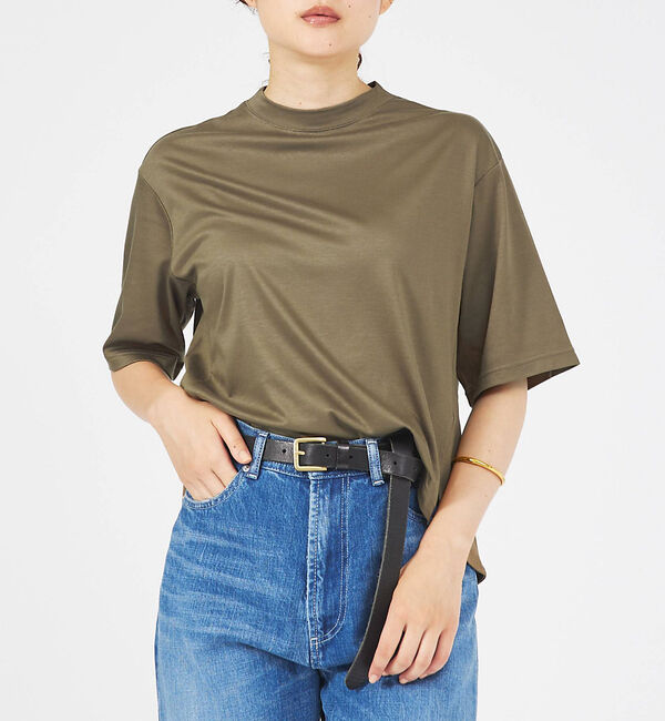 qualite「クールタックTシャツ」|Tシャツ・カットソー|カーキ