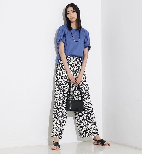 qualite「袖ギャザーカットTOP」|Tシャツ・カットソー|