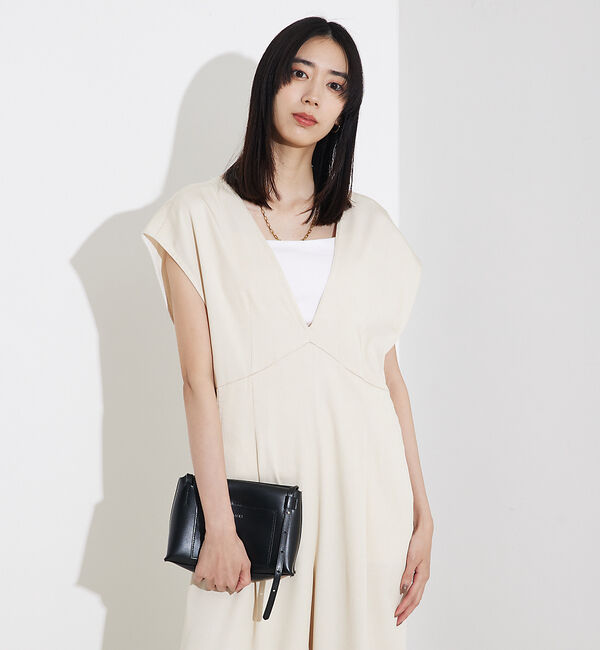 qualite「テンセルデニムオールインワン」|オールインワン|