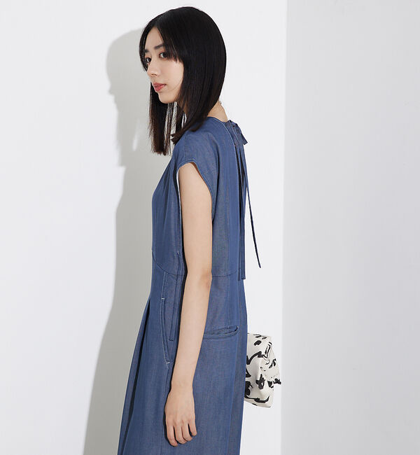 qualite「テンセルデニムオールインワン」|オールインワン|