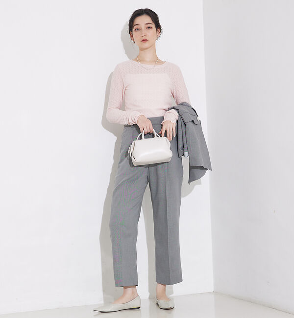 qualite「ジャカードニットメロウトップス」|Tシャツ・カットソー|