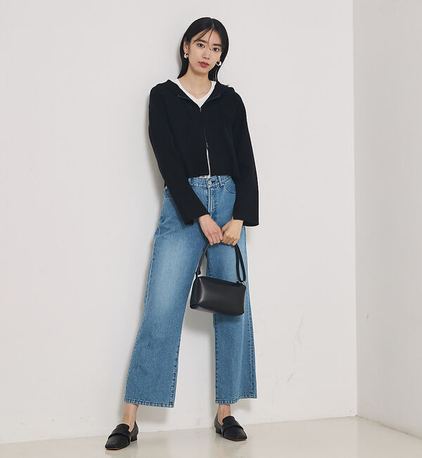 qualite「フーディーニットブルゾン」|ブルゾン・スタジャン|