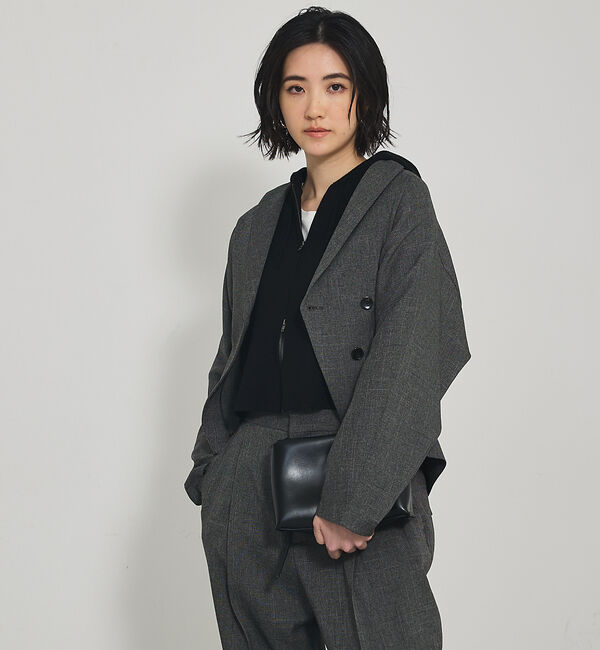 qualite「フーディーニットブルゾン」|ブルゾン・スタジャン|