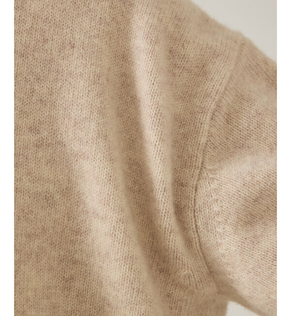 qualite「カラーミックスクルーネックニット」|ニット・セーター|