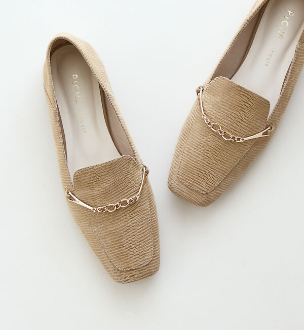 AU BANNISTER「バブーシュビットローファー」|ローファー|ベージュ