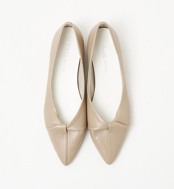 AU BANNISTER「【晴雨兼用】ツイストフラットパンプス」|レインシューズ|