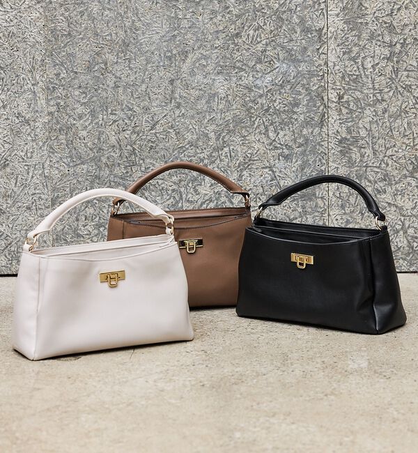 LOWELL things「【ちばゆかさんコラボ】3WAYスクエアハンドバッグ【予約】」|ハンドバッグ|