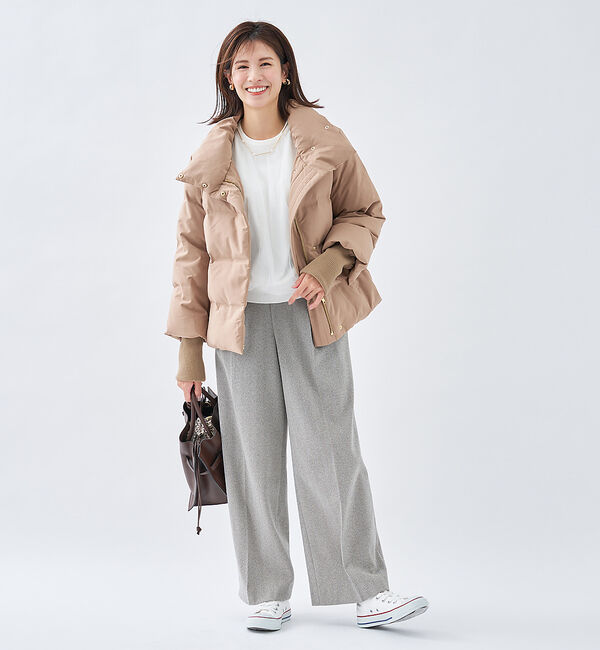 abahouse mavie「チュールニットプルオーバー」|ニット・セーター|