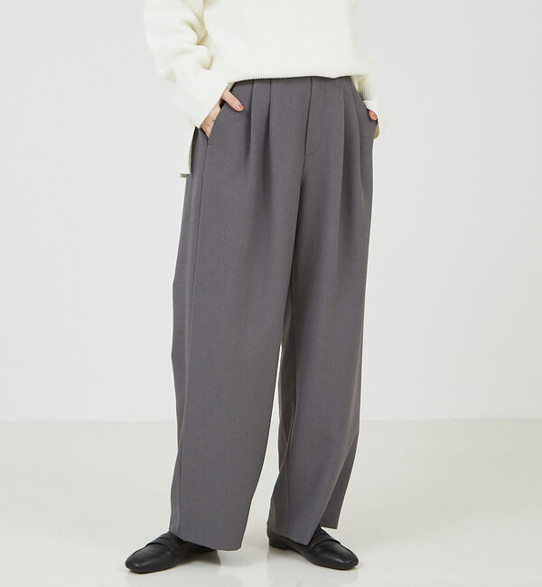 abahouse mavie「【セットアップ対応】ピンストライプ＆無地タックワイドパンツ」|その他|