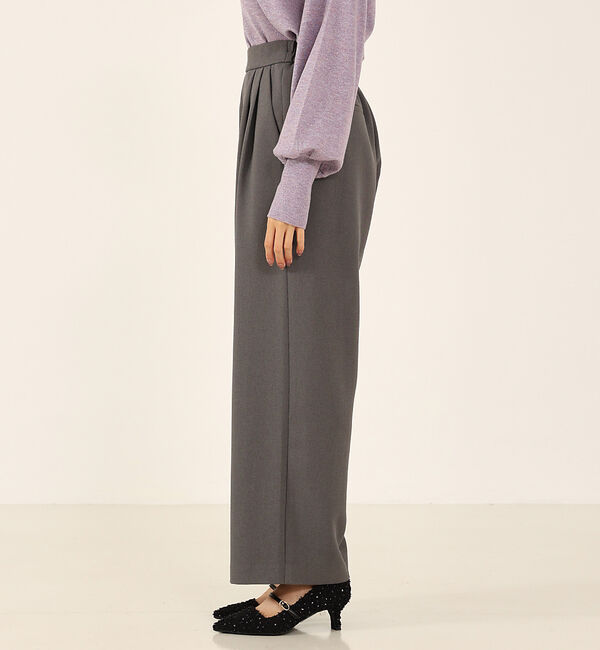 abahouse mavie「【セットアップ対応】ピンストライプ＆無地タックワイドパンツ」|その他|