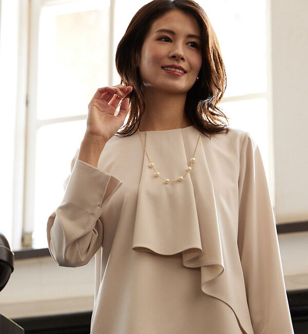 abahouse mavie「コットンパールネックレス」|ネックレス|