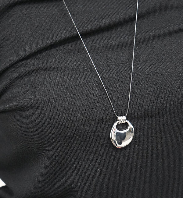 abahouse mavie「【NOVA】サージカルステンレスアクセントチャームネックレス」|ネックレス|