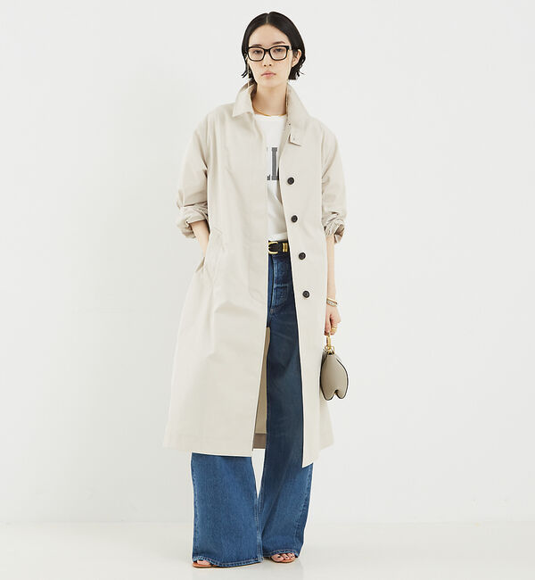 The Store by C' 「【COCUCA】ステンカラーコート」|ステンカラーコート|ベージュ