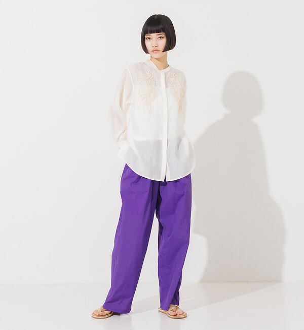 NOMINE「【WEB限定商品】シフォン刺繍ブラウス」|シャツ・ブラウス|